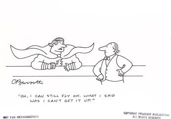 CHARLES BARSOTTI (1933-2014) And then before I know it, he shouts SHAZAM! and thats it for the night. * Oh, I can still fly OK. W